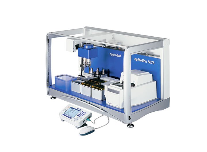 epMotion 5075 und 5075tc Der flexibelste Vertreter der automatischen Pipettiersysteme aus der epMotion-Familie. Mit integriertem Thermocycler.