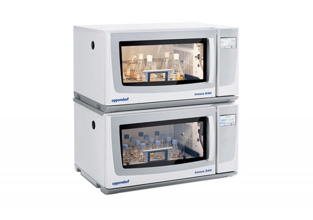 Large capacity, stackable biological Shaker with temperature control functionality. 