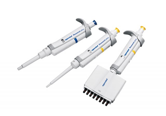 With its perfect ergonomics and improved flexibility the ultra-light Research plus is currently considered as the most advanced pipette worldwide.||
