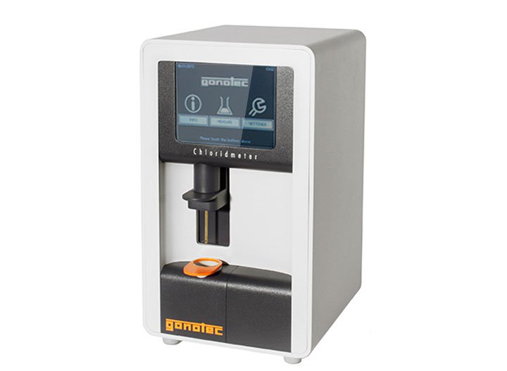 Chloridmeter Digital chloride titrator. Device which serves to measure the concentration of chloride ions in hydrous micro assays.