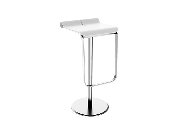 Tulo Mobile stool for trade fairs, hotels, events or at home. Small pack size, tool-free design in less than 60 seconds.