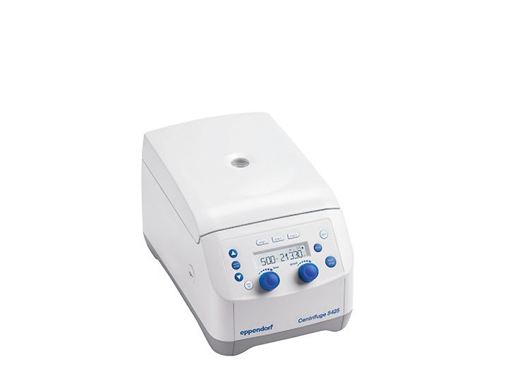 Centrifuge 5425 The new eppendorf centrifuge 5425 is predestined for all modern molecular biology applications. The soft one-finger closure for ergonomic operations offers maximum comfort.