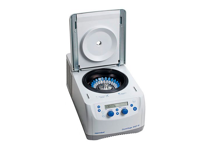 Centrifuge 5427 R Cooled 48-place micro centrifuge for high throughput research applications. 