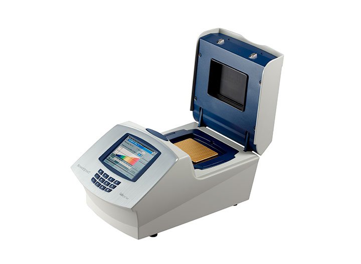 Labcycler Thermal cycler for DNA sequencing. Innovative: quick changing of blocks.