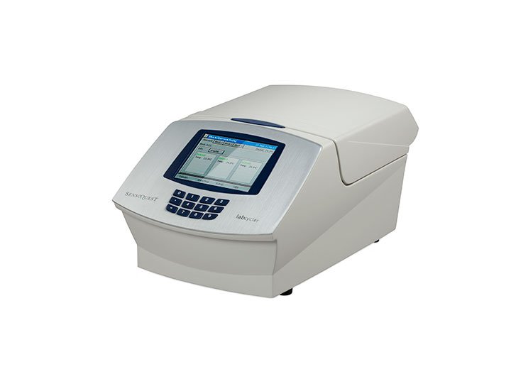 Labcycler Thermal cycler for DNA sequencing. Innovative: quick changing of blocks.